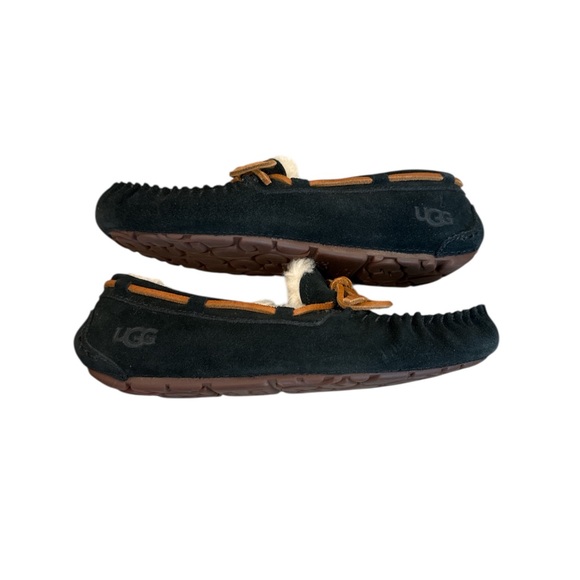 UGG | Dakota Slipper Black Suede Women's 6 - Picture 4 of 6